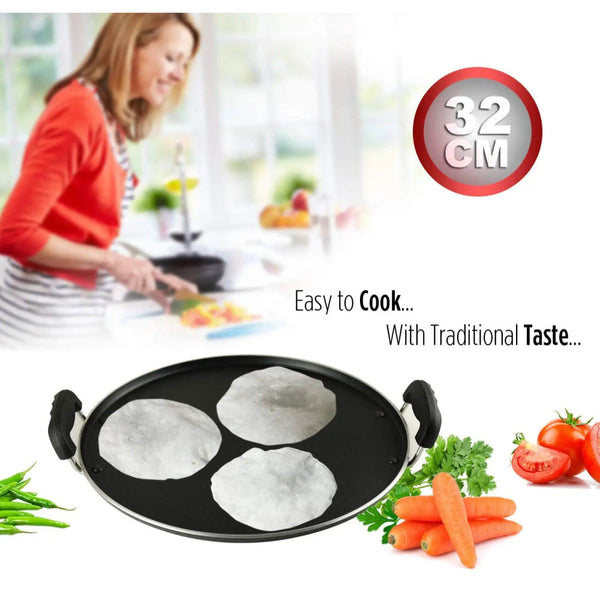 Blueberry’s Nonstick Heavy Weight Round Tawa 32 cm - Salman Stores