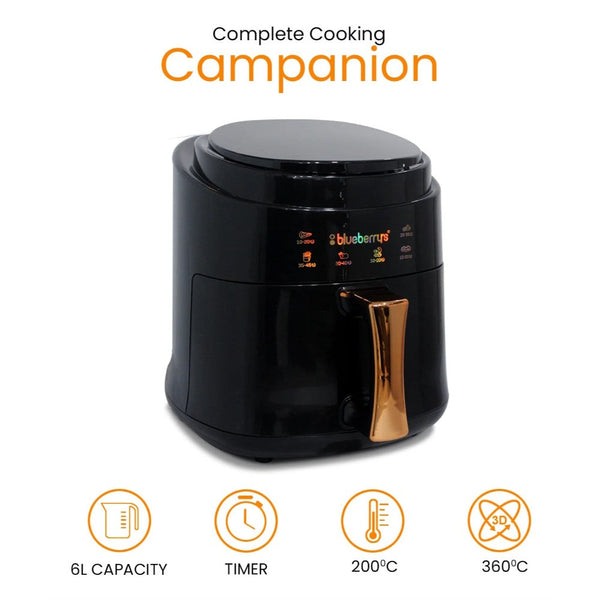 Blueberry’s Air Fryer 6 Liter 1400 W Aroma 6 - Salman Stores