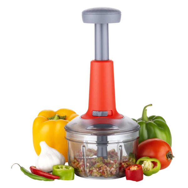 Blueberry's Food Chopper Manual Hand-Press Vegetable Chopper 650 ml BB793030 - Salman Stores