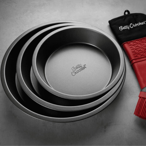 Betty Crocker Baking pan Round 3 pcs Set BC1055 - Salman Stores