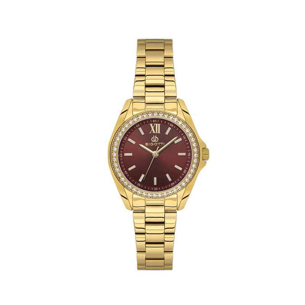 Bigotti Raffinata Women Stainless Steel Gold Watch BG1106213