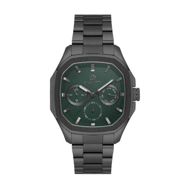 Bigotti Raffinato Men Stainless Steel Black Watch BG1106255