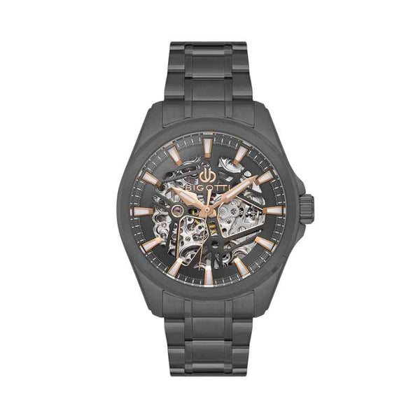 Bigotti Raffinato Men Stainless Steel Black Watch BG1106425