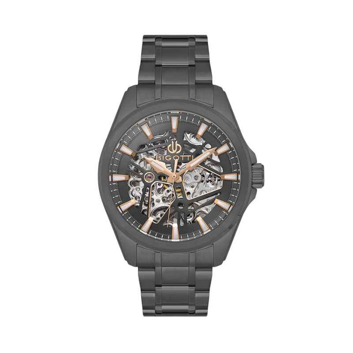 Bigotti Raffinato Men Stainless Steel Black Watch BG1106425