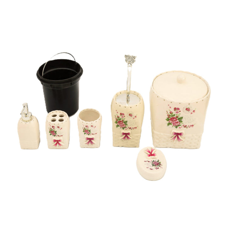 Blumen Bathroom Set 6 Pcs - Salman Stores
