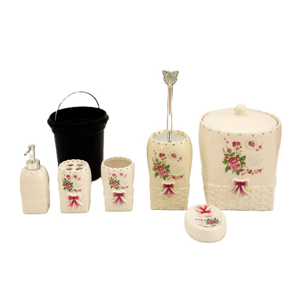 Blumen Bathroom Set 6 Pcs - Salman Stores