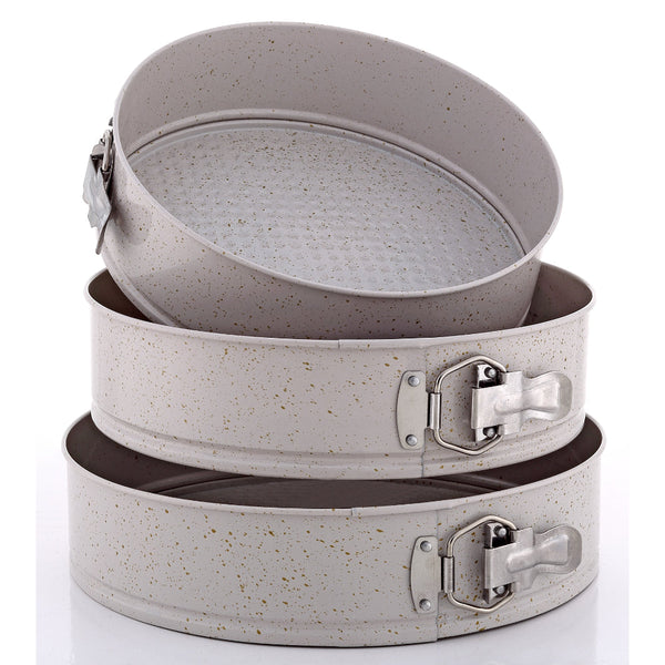 Blumen Cake Mold 3 pcs Set Granite Beige BW0330SC1 - Salman Stores