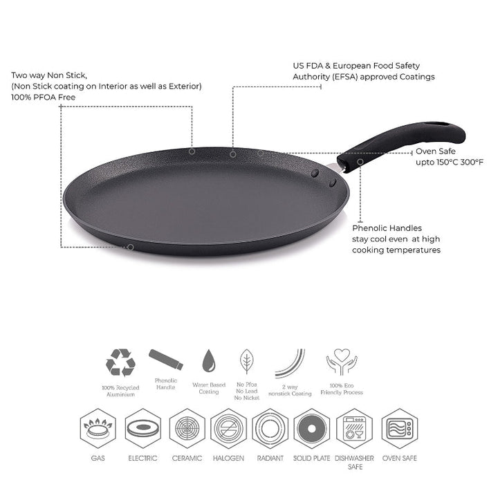 Blumen Flat Tawa Everyday 30cm BLET9254 - Salman Stores