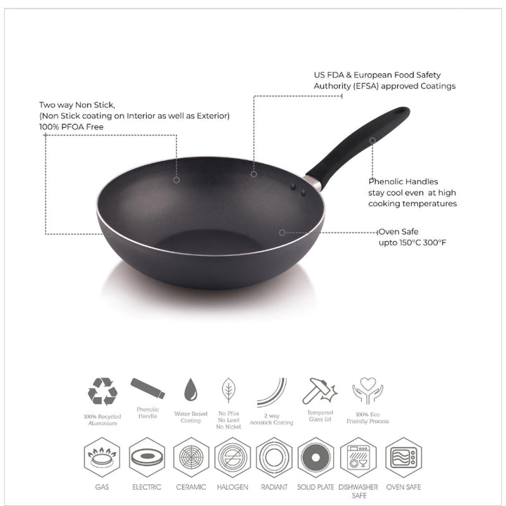 Blumen Stir Fry Wok Everyday 28cm BLEW9265 - Salman Stores