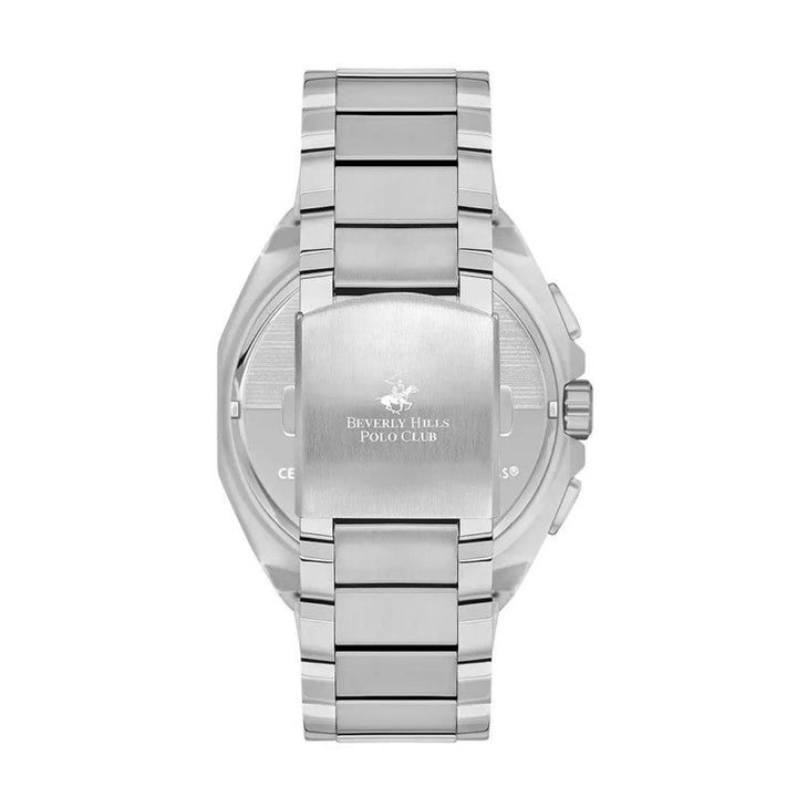 Beverly Hills Polo Club Men Silver Stainless Steel Analog Watch BP3537X380 - Salman Stores