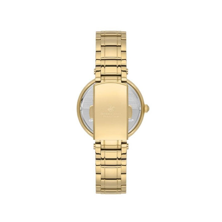 Beverly Hills Polo Club Women Gold Stainless Steel Analog Watch - Salman Stores