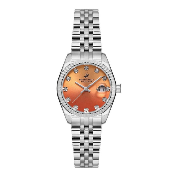 Beverly Hills Polo Club Women Silver Stainless Steel Analog Watch BP3595X380 - Salman Stores