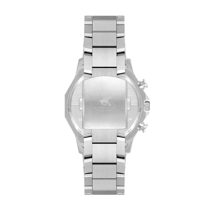 Beverly Hills Polo Club Men Silver Stainless Steel Analog Watch BP3625X350 - Salman Stores