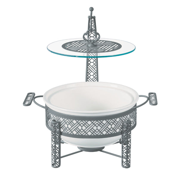 Blumen Food Warmer with Stand Round 10 Inch BS30CX3178 - Salman Stores