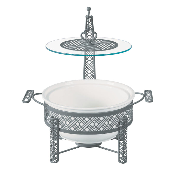Blumen Food Warmer with Stand Round 10 Inch BS30CX3178 - Salman Stores