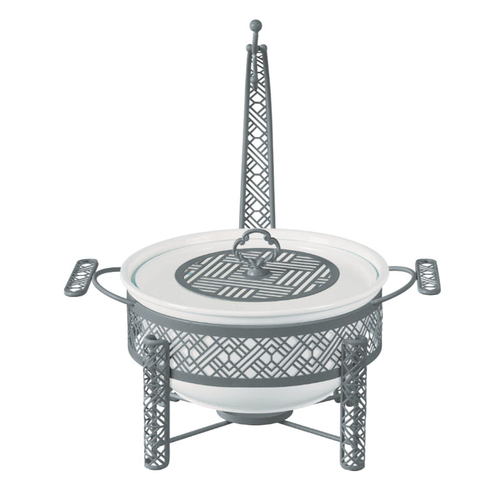 Blumen Food Warmer with Stand Round 10 Inch BS30CX3178 - Salman Stores