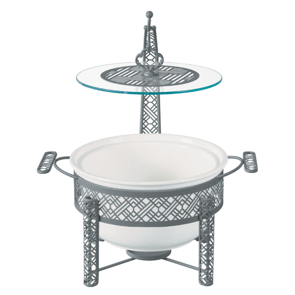 Blumen Food Warmer with Stand Deep Round 10 Inch BS30CX3179 - Salman Stores