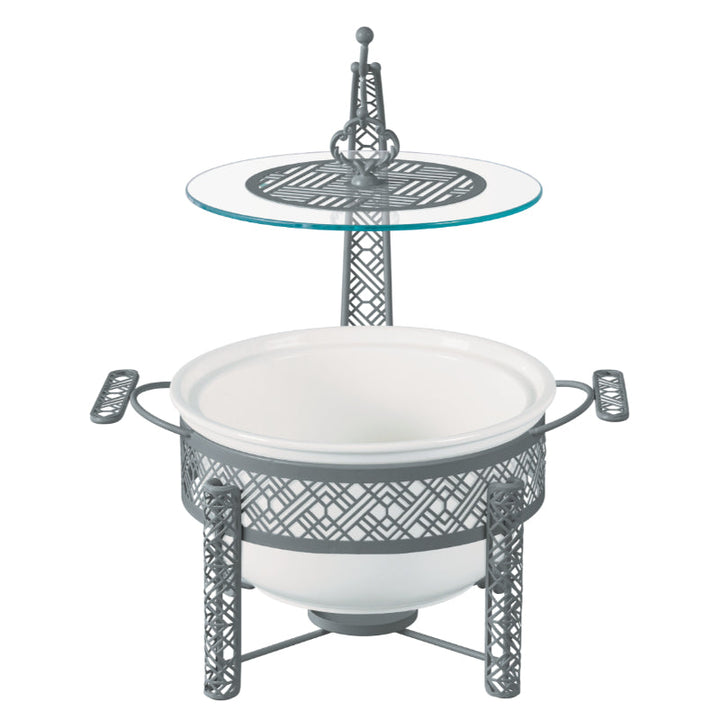 Blumen Food Warmer with Stand Deep Round 10 Inch BS30CX3179 - Salman Stores