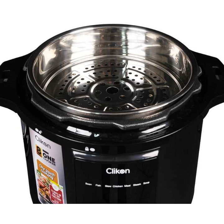 Clikon All In One Pressure Cooker With Color Display 8 Liter 1200W CK2723