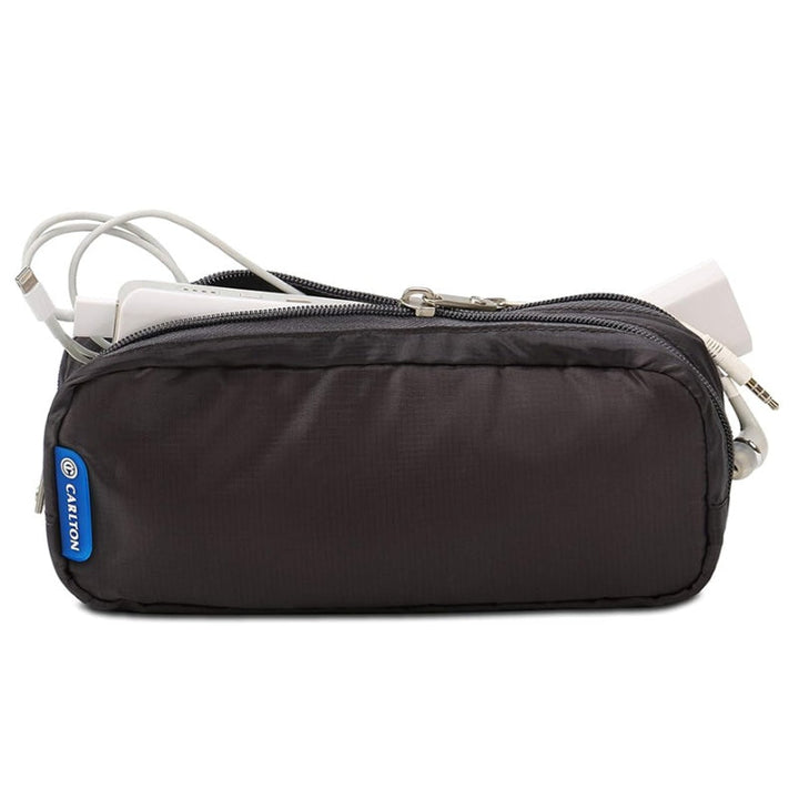 Carlton Cable Pouch CLT-CABPCHGRY - Salman Stores