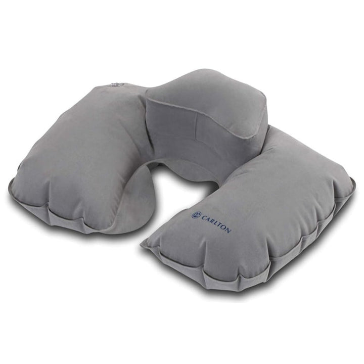 Carlton Inflatable Double Layer Neck Pillow Grey CLT-INFPLLWNGRY - Salman Stores