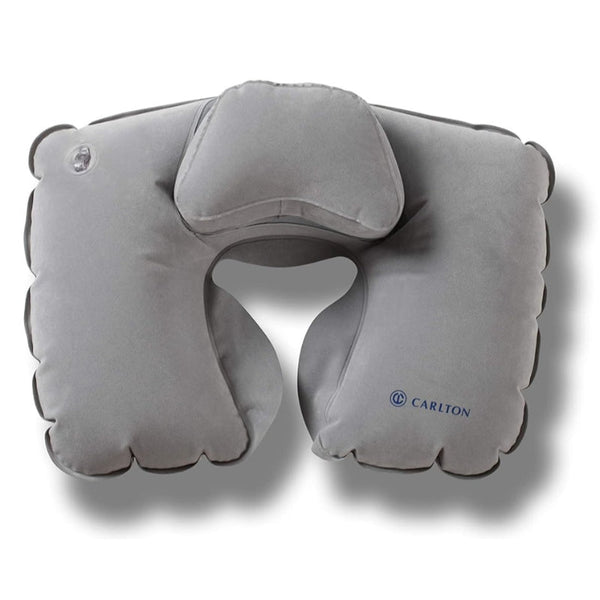 Carlton Inflatable Double Layer Neck Pillow Grey CLT-INFPLLWNGRY - Salman Stores