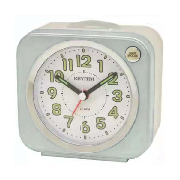 Rhythm Alarm Clock White - Salman Stores