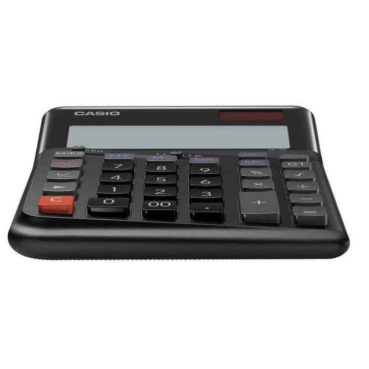 Casio Ergonomic Calculators Desktop Type 12 Digits Black CSO-DE12E-BK