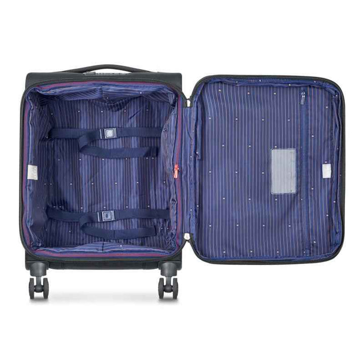 Delsey Trolley Montmartre Air 2.0 55 Double Wheels Exp Cabin Black