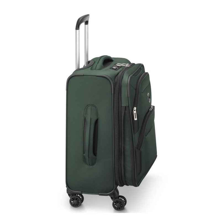 Delsey Trolley Sky Max 2.0 55 801 4 Double Wheels Exp Cabin Case Green 514223