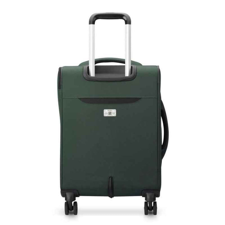 Delsey Trolley Sky Max 2.0 55 801 4 Double Wheels Exp Cabin Case Green 514223
