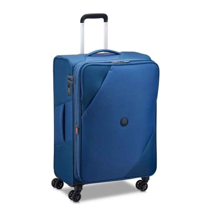 Delsey Trolley Maringa Nest 801 55 4 Double Wheels Expandable Blue Jean 509403