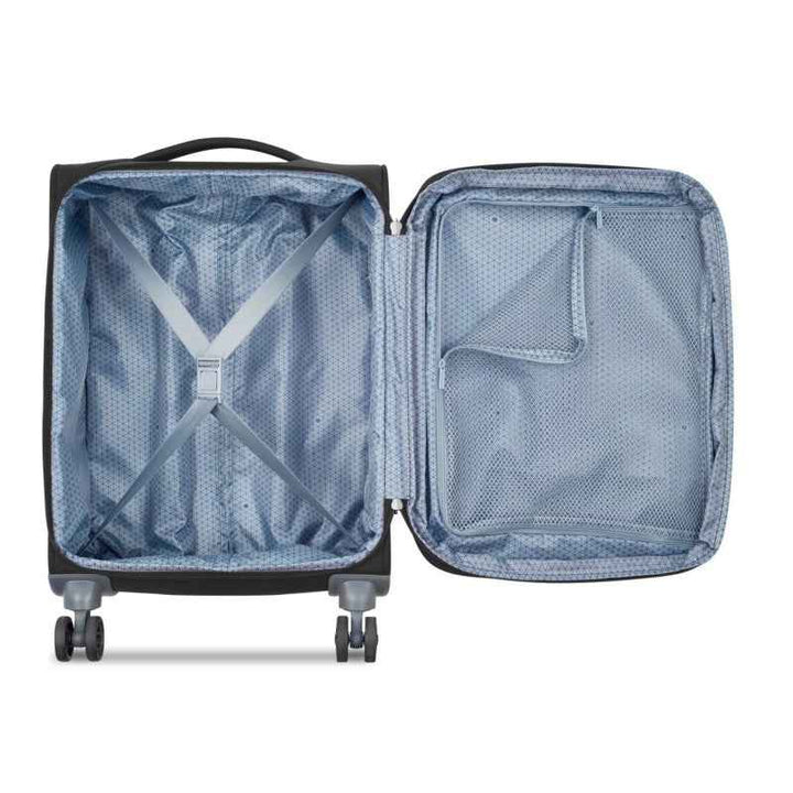 Delsey Trolley Maringa Nest 801 55 4 Double Wheels Expandable Blue Jean 509403