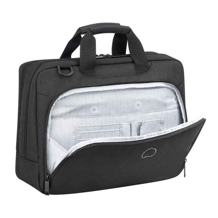 Delsey Esplanade 2C Satchel PC 15.6" Deep Black 420401