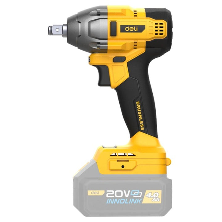 Deli Li-ion Impact Wrench 12.7mm 20V Without Battery DE-EDC230Z - Salman Stores