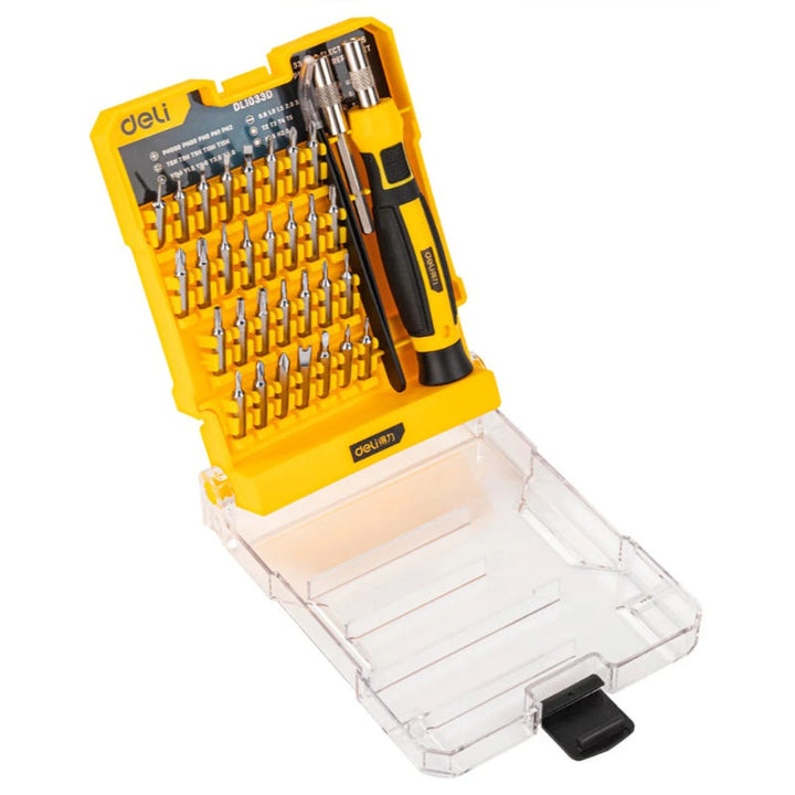Deli Precision Screwdriver 33pcs Set DE-EDL1033D - Salman Stores