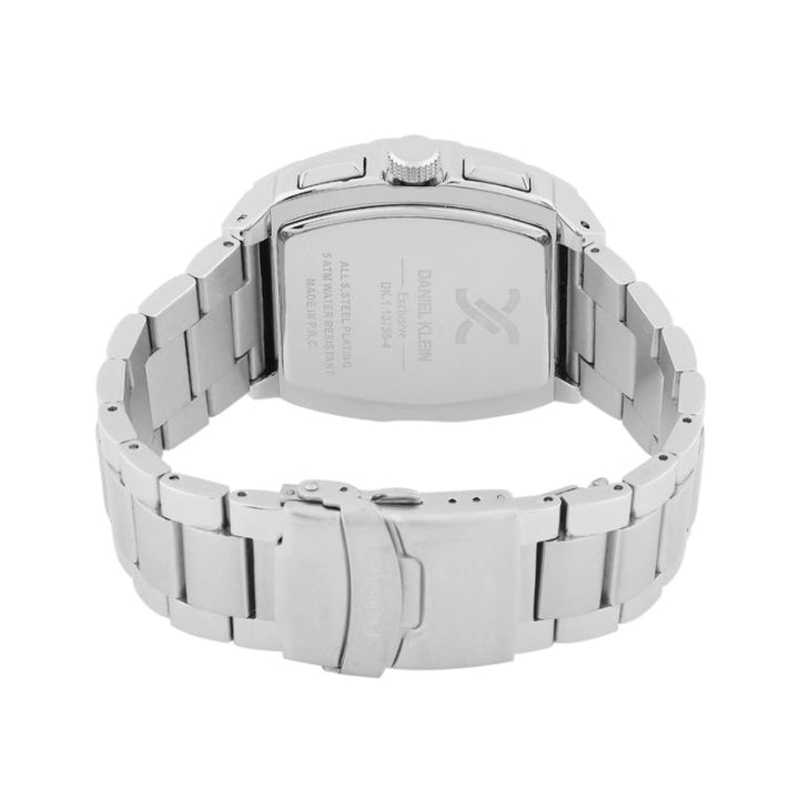 Daniel Klein Men Silver Stainless Steel Analog Green Dial Watch DK1137563 - Salman Stores