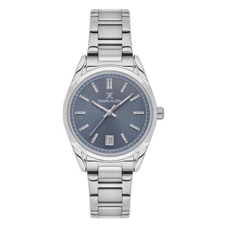 Daniel Klein Women Silver Stainless Steel Analog Grey Dial Watch DK1137695 - Salman Stores