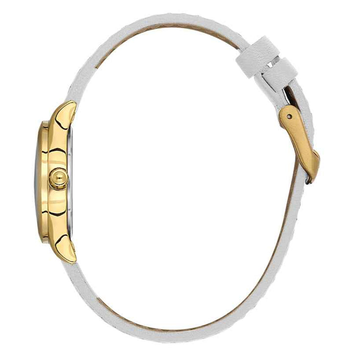 Daniel Klein Women Genuine Leather Whtie Watch DK1139214