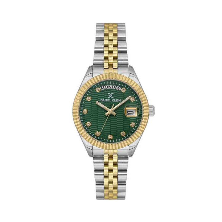 Daniel Klein Women Stainless Steel Silver and Gold Watch DK1139264