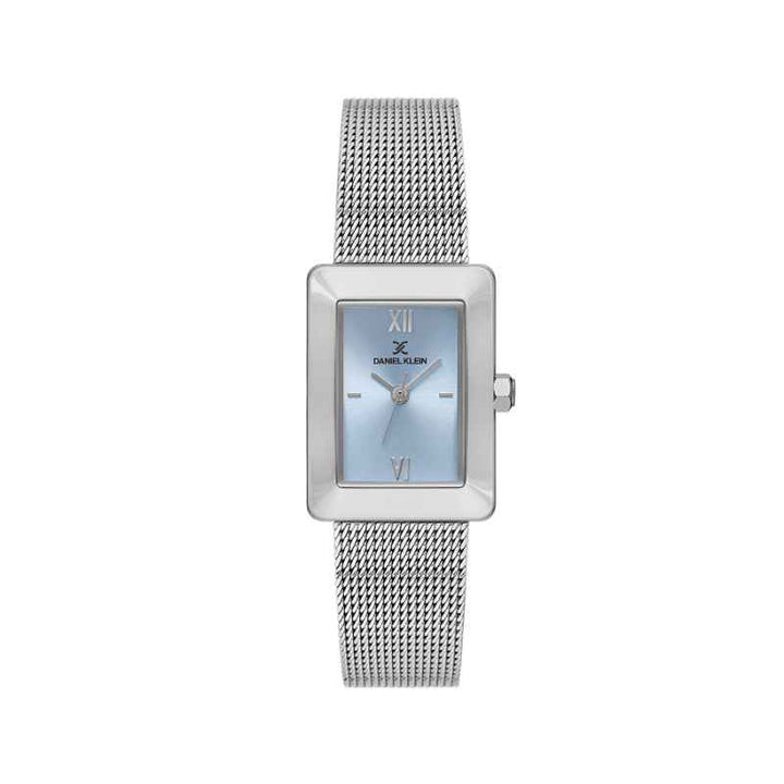 Daniel Klein Women Mesh Band Silver Watch DK1139282