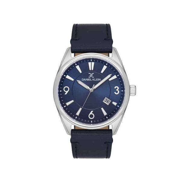 Daniel Klein Men Genuine Leather Dark Blue Watch DK1139823