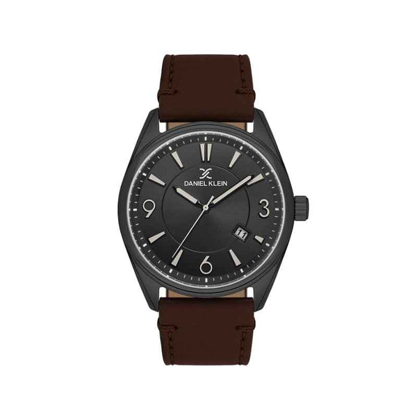 Daniel Klein Men Genuine Leather Brown Watch DK1139825