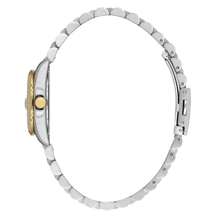 Daniel Klein Women Stainless Steel Silver and Gold Watch DK1140273