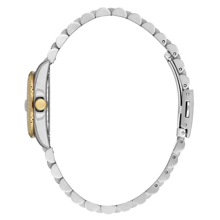 Daniel Klein Women Stainless Steel Silver and Gold Watch DK1140274