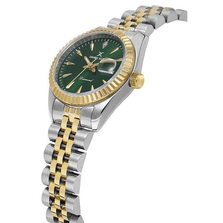 Daniel Klein Women Stainless Steel Silver and Gold Watch DK1140274