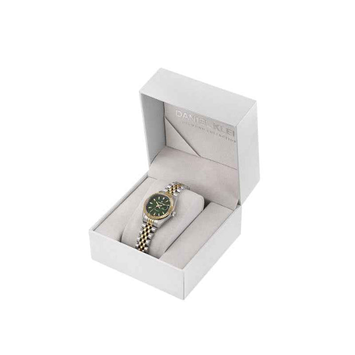 Daniel Klein Women Stainless Steel Silver and Gold Watch DK1140274