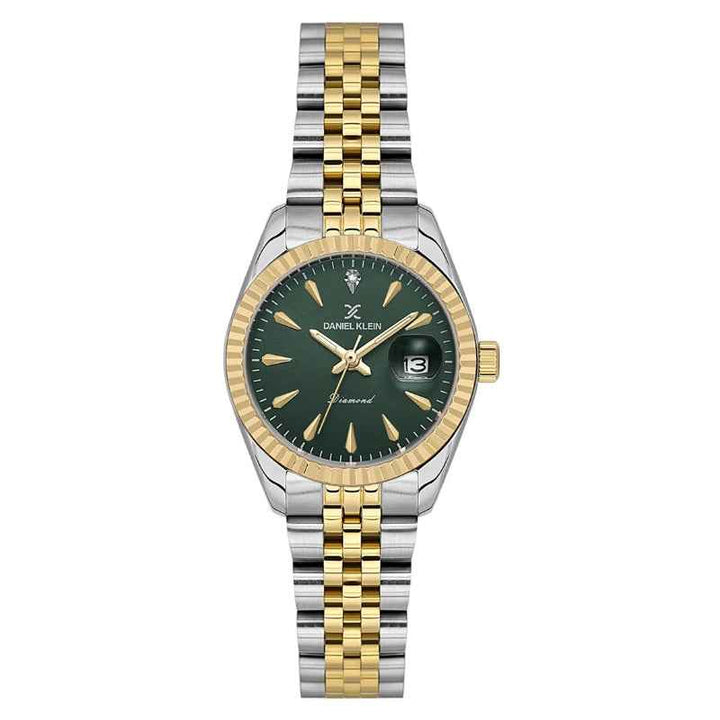Daniel Klein Women Stainless Steel Silver and Gold Watch DK1140274