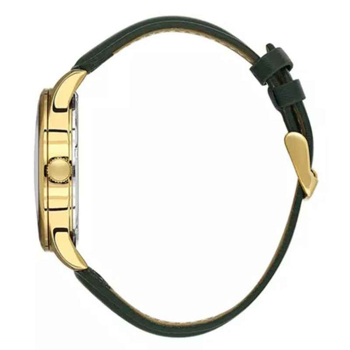 Daniel Klein Men Genuine Leather Dark Green Watch DK6140516