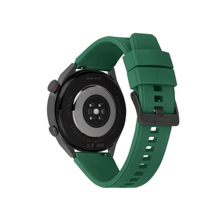 Daniel Klein Men Green & Black Silicone & Stainless Steel Digital Smart Watch - Salman Stores
